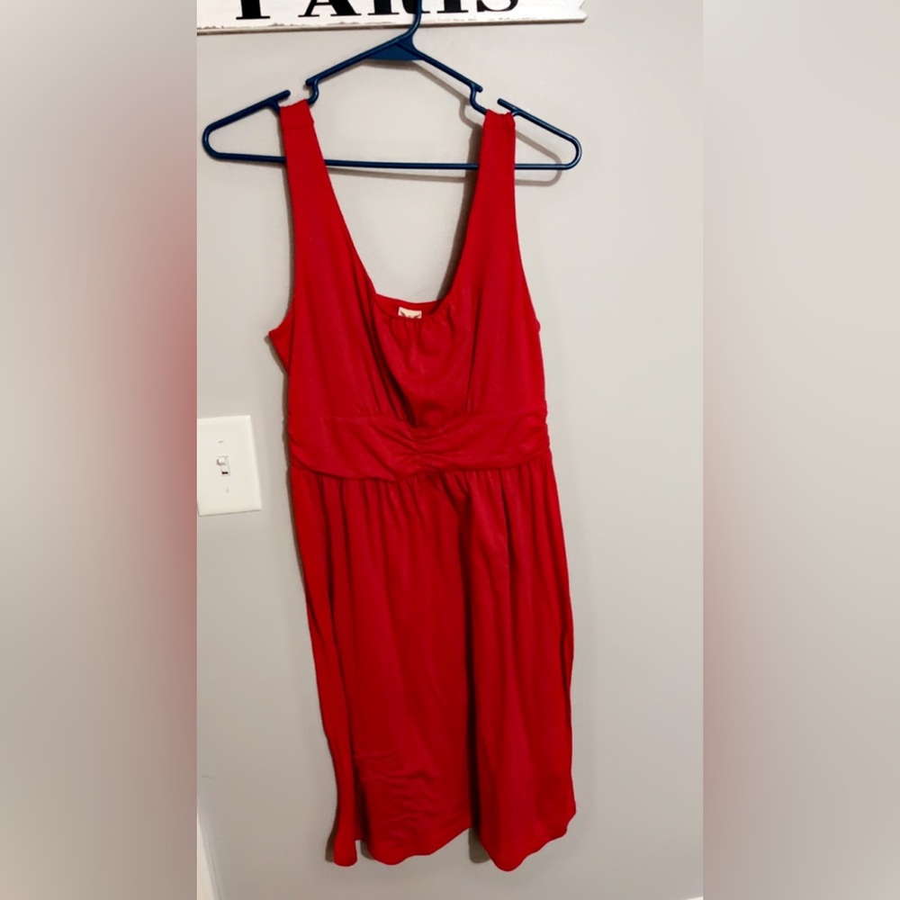 Faded glory red dress size medium